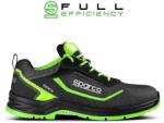 Sparco Sparco Indy-e Forester S3S ESD Öko munkavédelmi cipő Fekete/Zöld - 47 (0754047NRVF)