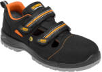 BENNON NuX S1P ESD Munkavédelmi Szandál Fekete/Narancssárga - 46 (0498021060-46)