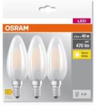 OSRAM SET 3x bec LED B40 E14/4W/230V 2700K Osram (P227233)