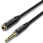Vention 3.5mm jack/M -> 3.5mm/F , (hosszabbító, audio, fekete), 10m, kábel (BHCBL) - onlinepatron