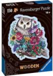 Ravensburger 150 db-os fa sziluett puzzle - WOODEN - Mysterious Owl (17511) (17511)