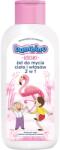 Bambino Kids Bolek and Lolek tusfürdő gél és sampon 2 in 1 Flamingo 400 ml