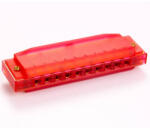 Hohner Happy Color szájharmonika, áttetsző piros