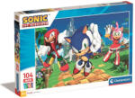 Clementoni Sonic, a sündisznó Amy Rose 104 db-os maxi puzzle Clementoni (21764)