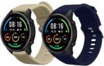 kwmobile 2 db Kwmobile szíj készlet Xiaomi Mi Watch/Mi Watch Color Sporthoz, szürke/kék, szilikon, 58466.06