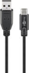 Goobay USB-C - USB-A kábel 3m fekete (55469)