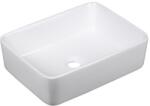 Inter Ceramic Мивка за баня ICB 863, монтаж върху плот, порцелан, бял, 48x37x13.5см (863)