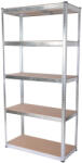 ROJAPLAST horganyzott állópolc (5 polcos) 90X40X180