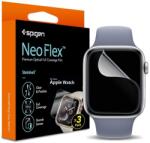 Apple Watch 4-5 (40 mm), Kijelzővédő fólia (az íves részre is! ), Spigen Neo Flex HD, Clear Prémium, 3 db / csomag