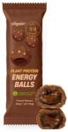 Vilgain Plant Protein Energy Balls BIO -⁠ gustare moale umplută cu cremă lichidă, presărată cu nuci, compoziție BIO premium, combinație de proteină din orez și mazăre - vilgain - 11,99 RON