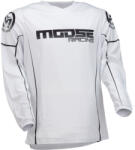 Moose Racing MX Mez Moose Racing Qualifier fekete/fehér 2X Moose Racing Sisakok és ruházat Póló, pulóver