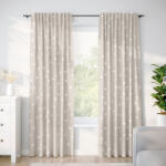 Goldea draperie 100% bumbac - inimioare pe latte 220x150 cm