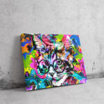  Perzsa Macska Színvilága - Pop Art Vászonkép (186338)