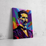  Nikola Tesla Géniusza - Pop Art Vászonkép (454997)