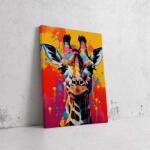  Színes Zsiráf - Pop Art Vászonkép (641820)