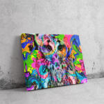  Bagoly a Színes Világban - Pop Art Vászonkép (265316)