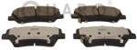 QUARO set placute frana, frana disc QUARO SILVER CERAMIC QP9666C (QP9666C)