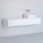 Kronenbach Cube dulap cu blat 141x48.7x23.5 cm sub chiuveta pe perete alb KBWTKOWTL1412WH (KBWTKOWTL1412WH)