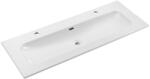 Comad Fly lavoar 121x46 cm dreptunghiular mobilier alb luciu FLY 120 2TH DP ( E-8073-120-2TH ) (FLY1202THDPE80731202TH)
