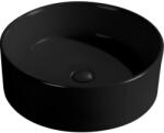 Kronenbach Tube lavoar 46x46 cm rotund de blat negru mat KB597020BK (KB597020BK)