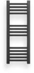 Welland Fekete 300x700mm törölközőszárítós fürdőszobai radiátor Welland Lux | Készletről | Gyors kiszállítással (CN700300BL)