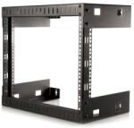 StarTech StarTech. com RK812WALLO állvány 8U Falra szerelhető állvány Fekete (RK812WALLO)