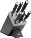 ZWILLING Bloc cu autoascuțire cu 5 cuțite și forfecuță All Star bloc negru argintii (33780-500-0)