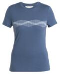 Icebreaker Merino 150 Tech Lite III SS Tee Mountain Lines Women Tricou cu mânecă scurtă Icebreaker DAWN M