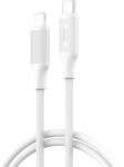 XO NB-Q265A USB kábel, USB-C - Lightning, (1méter 27W), fehér (Gyorstöltő)