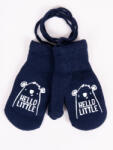  Yo! club téli kesztyű 12 cm - sötétkék/" Hello Little"