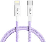 Tech-Protect Ultraboost Lite kábel USB-C / Lightning PD 27W / 3A 1m, lila