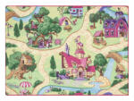 DW Covor antiderapant roz-roz verde Candy Town Dimensiuni: 95x133 cm Covor