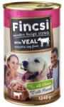 Fincsi Kutyakonzerv Borjú - Teljes értékű nedves eledel (1240 g)