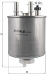 MAHLE Üzemanyagszűrő MAHLE KL 834 for RENAULT (KL 834)