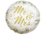  Mr & Mrs, Esküvő fólia lufi 36 cm (MLG147872)