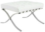  King Home Barcelon Prestige Plus Lábtartó Fehér Olasz Bőr (KHM-T03-OTTO.WHITE)