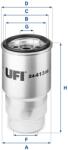 UFI filtru combustibil UFI 24.413. 00 (24.413.00)