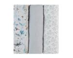 KikkaBoo Муселинови пелени Kikkaboo - 100 х 100 cm, Dreamy Fields Grey, 3 броя (31103010112)