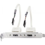Lindy USB 2.0 Átalakító LINDY USB-Slotblech Adapter (33147)