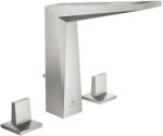GROHE Allure Brilliant 3-lyukas mosdócsaptelep, L-es méret, supersteel 20627DC0 (20627DC0)
