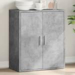 vidaXL betonszürke szerelt fa tálalószekrény 79 x 38 x 80 cm (840516) - vidaxl