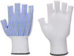 Portwest A114 - Ujjatlan polkadot kesztyű, L-es méret (E6-PW-A114W4RL)
