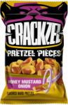 Crackzel Mézes mustáros és vöröshagyma ízű perecdarabok 65 g