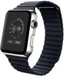  Mobilly szíj Apple Watch 1-6 és SE készülékhez, 40 mm, műbőr, sötétkék (DSP-01-00A dark blue)
