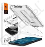 Spigen EZ FIT képernyővédő üveg 2db (2.5D, tokbarát, ultravékony, 0.2mm, 9H + segédkeret) ÁTLÁTSZÓ - extratelgsm - 7 499 Ft