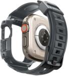 Spigen Rugged Armor Pro Apple Watch Ultra 2/1 49mm sötétszürke tok+szíj