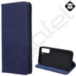 Silverline Tok álló, valódi bőr (FLIP, oldalra nyíló, asztali tartó) SÖTÉTKÉK