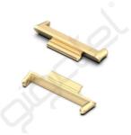 Silverline Óraszíj csatlakozó adapter (egyedi méret, 1 pár, átalakító, fém, 20mm) ARANY