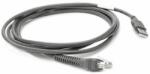 Zebra CBA-U21-S07ZBR - Black - 2.1 m - USB - EAS - Male - Male (CBA-U21-S07ZBR) (CBA-U21-S07ZBR)