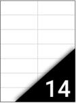 FORTUNA Etikett FORTUNA 105x42, 4mm univerzális 1400 címke/doboz 100 ív/doboz (10694) - forpami